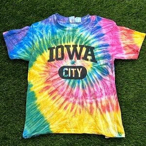 Colorful Tie-Dye Iowa City Kids T-Shirt